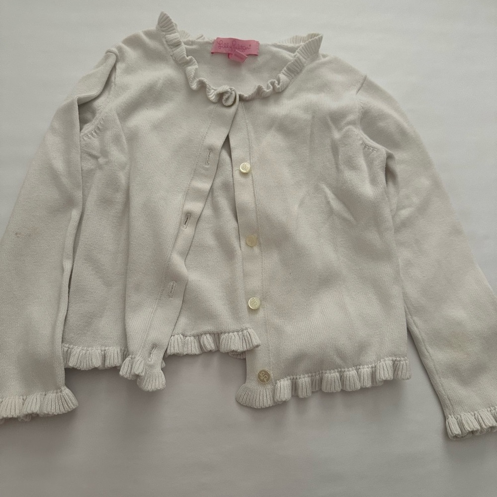 Lilly Pulitzer size 3 toddler white sweater